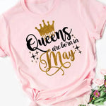 Load image into Gallery viewer, It&#39;s the Queen&#39;s Birthday in May Tee-Shirt - Passion of Essence Boutique
