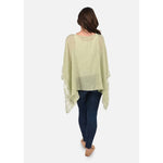 Load image into Gallery viewer, Passion Sage Green White Embroidered Sleeve Boat Neck Kaftan Top - Passion of Essence Boutique
