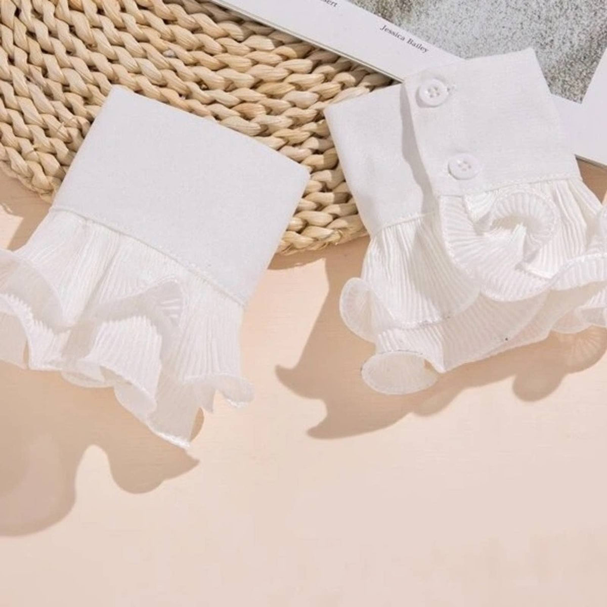 Arm Ruffle Sleves Sheer Ruffle Look Pull Up Arm Sleeves – Passion of Essence Boutique