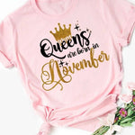 Load image into Gallery viewer, It’s the Queen’s Birthday in November Tee-Shirt - Passion of Essence Boutique
