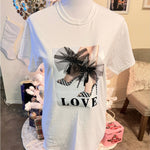 Load image into Gallery viewer, Love Tee Shirt Custom Design - Passion of Essence Boutique
