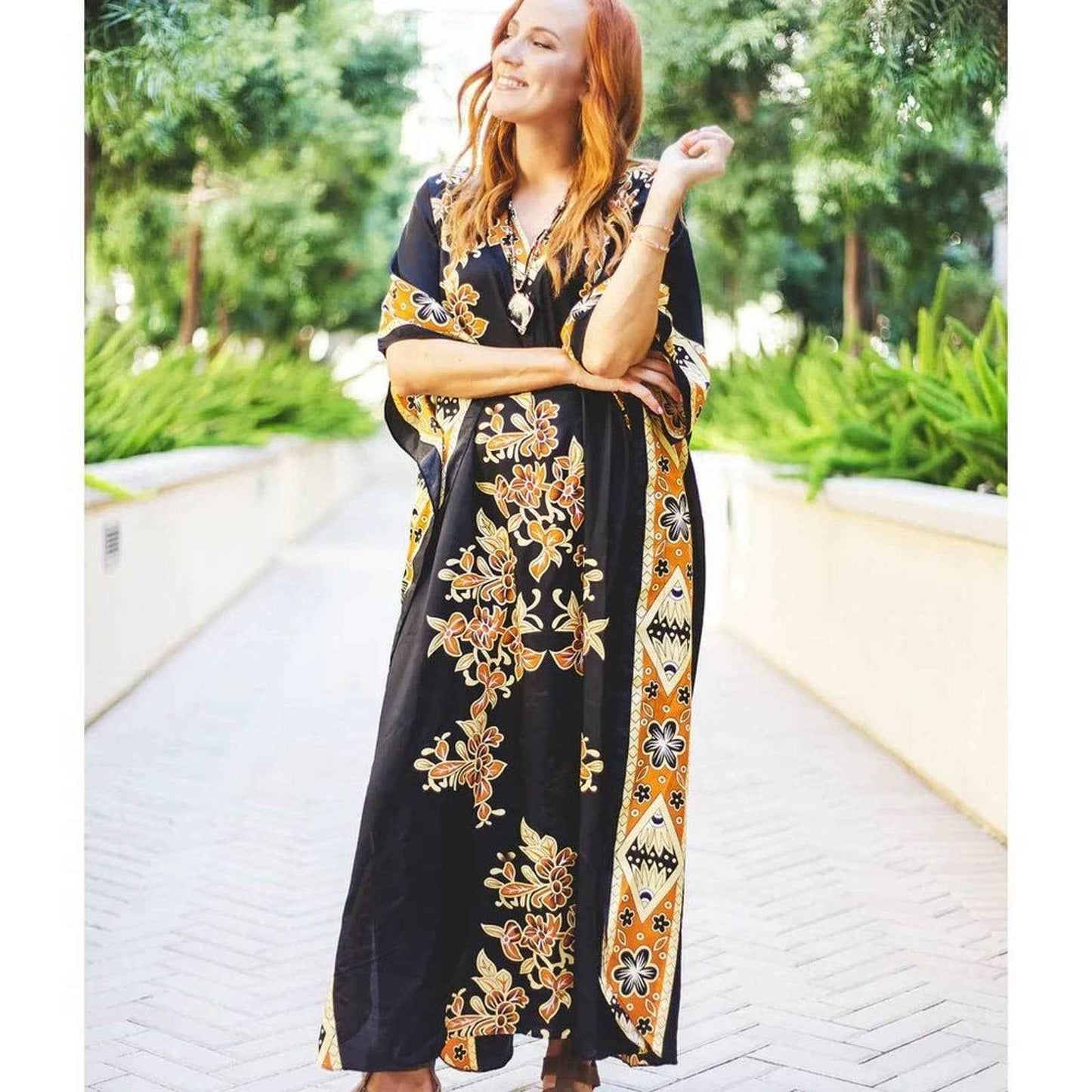 Caftan Ambience S-4XL Lounge Coverup Robe Kaftan