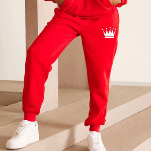 A Red Queen Oversized Sweatpants Jogger Custom Made by Passion of Essence - Passion of Essence Boutique