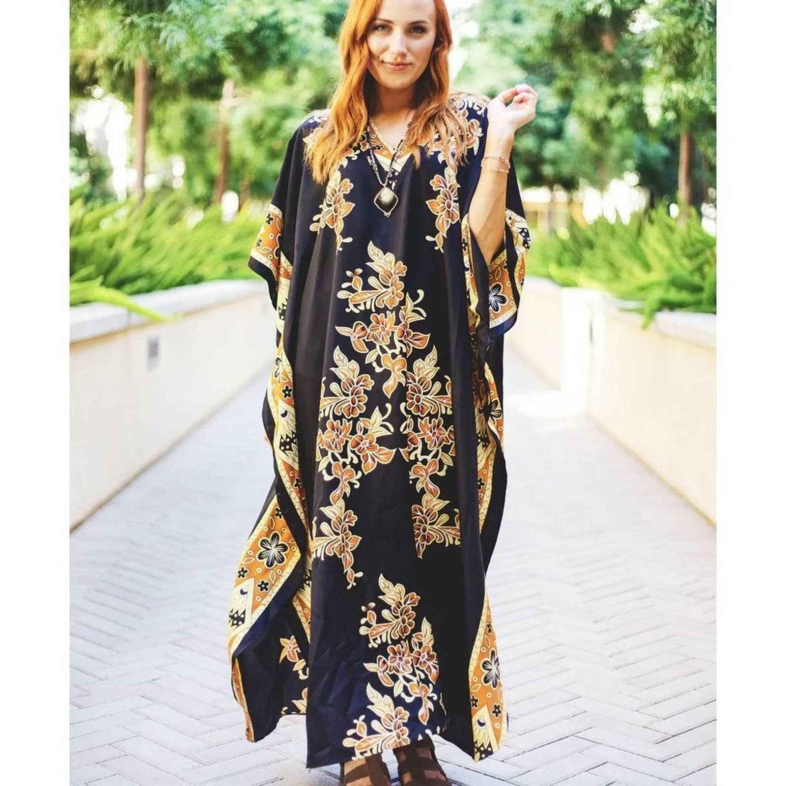 Caftan Ambience S-4XL Lounge Coverup Robe Kaftan