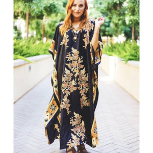 Caftan Ambience S-4XL Lounge Coverup Robe Kaftan - Passion of Essence Boutique